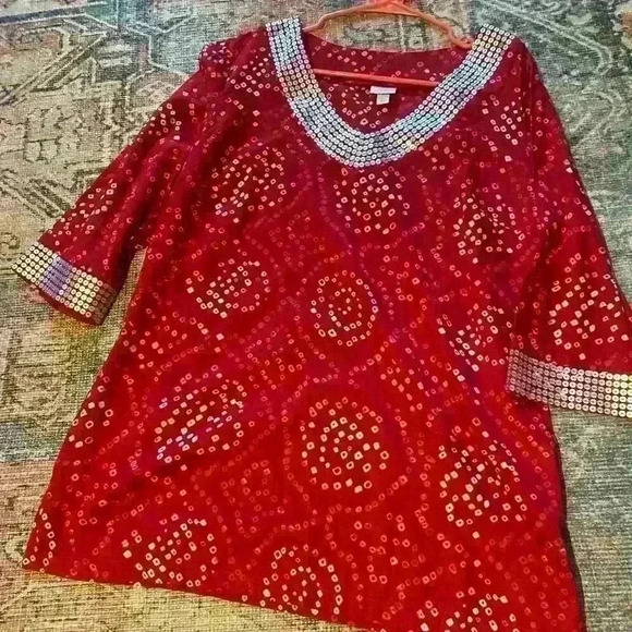Calypso for Target woven tunic - Picture 1 of 7